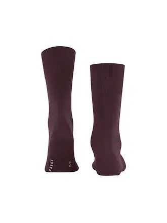 FALKE | Chaussettes homme CLIMAWOOL anthra mel | dunkelrot